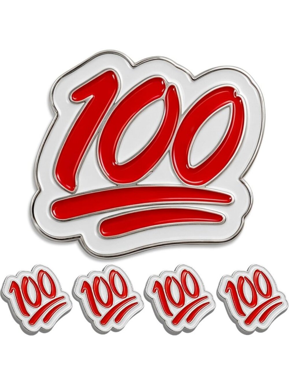 Bulk Enamel Award Lapel Pins - Perfect Score Exam Badges for Students & Gifts